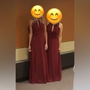 Maroon Prom or Bridesmaid Dress